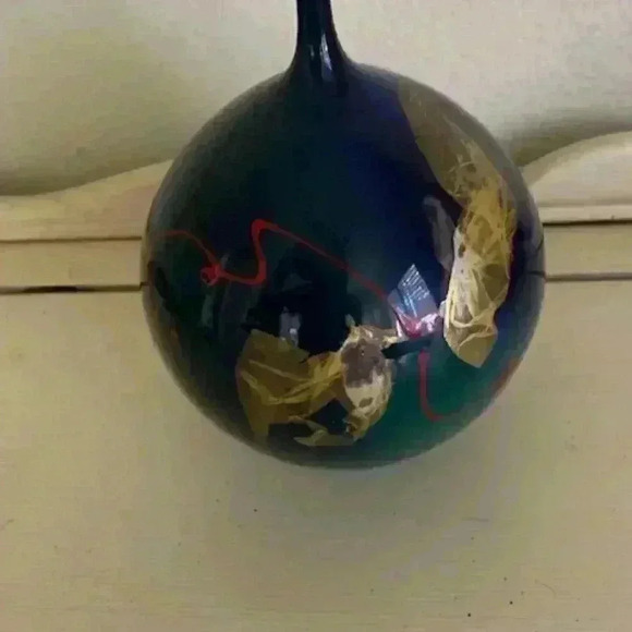 vintage signed peter collis hand made studio pottery vase new zealand - Picture 7 of 9